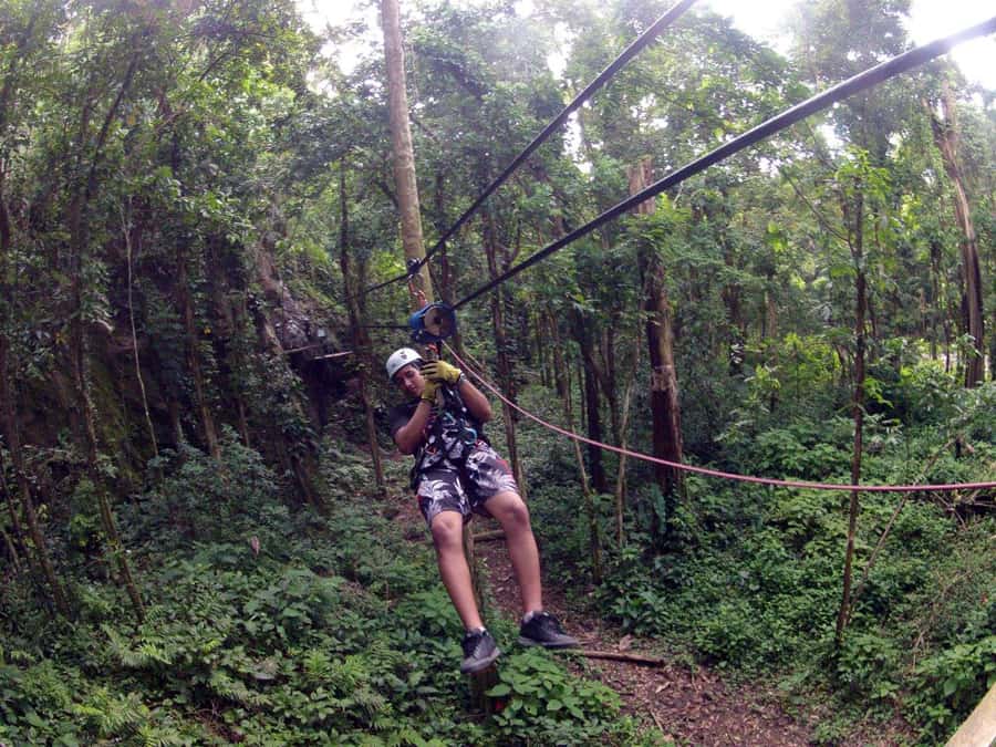 canopy zip line excursion san juan