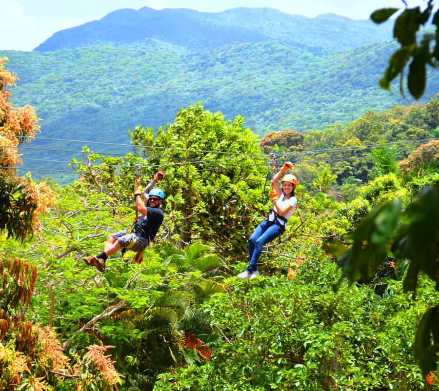 canopy zip line excursion san juan